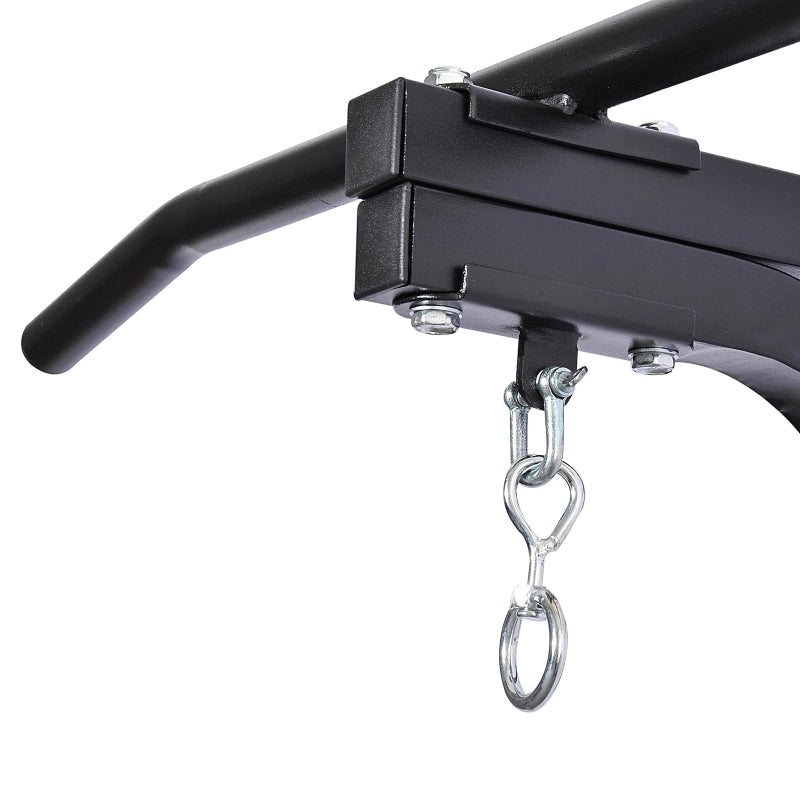 Supporto da parete per sacco da boxe, staffa per sacco da boxe/sacco di sabbia, capacit¨¤ di carico, acciaio, nero, 93 x 47 x 51 cm