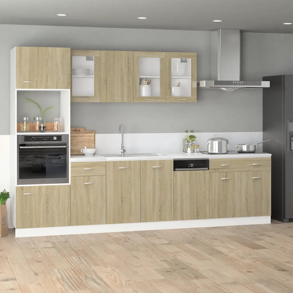 Pensile da cucina | Mobile Inferiore Cassetto ¡°Lyon¡± Rovere Sonoma 80x46x81,5