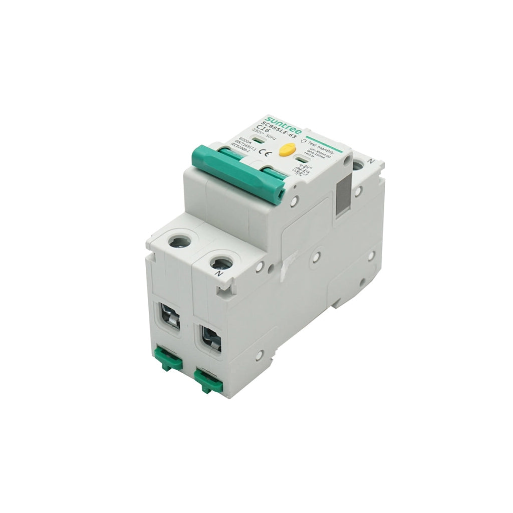 Interruttore automatico tipo 1+N, 16A 400VAC Suntree