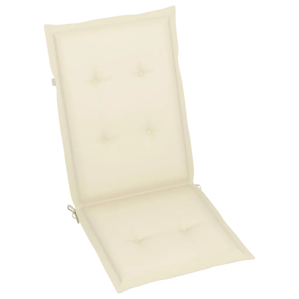 Sedie da Giardino Reclinabili 6 pz con Cuscini Massello Acacia 3065319