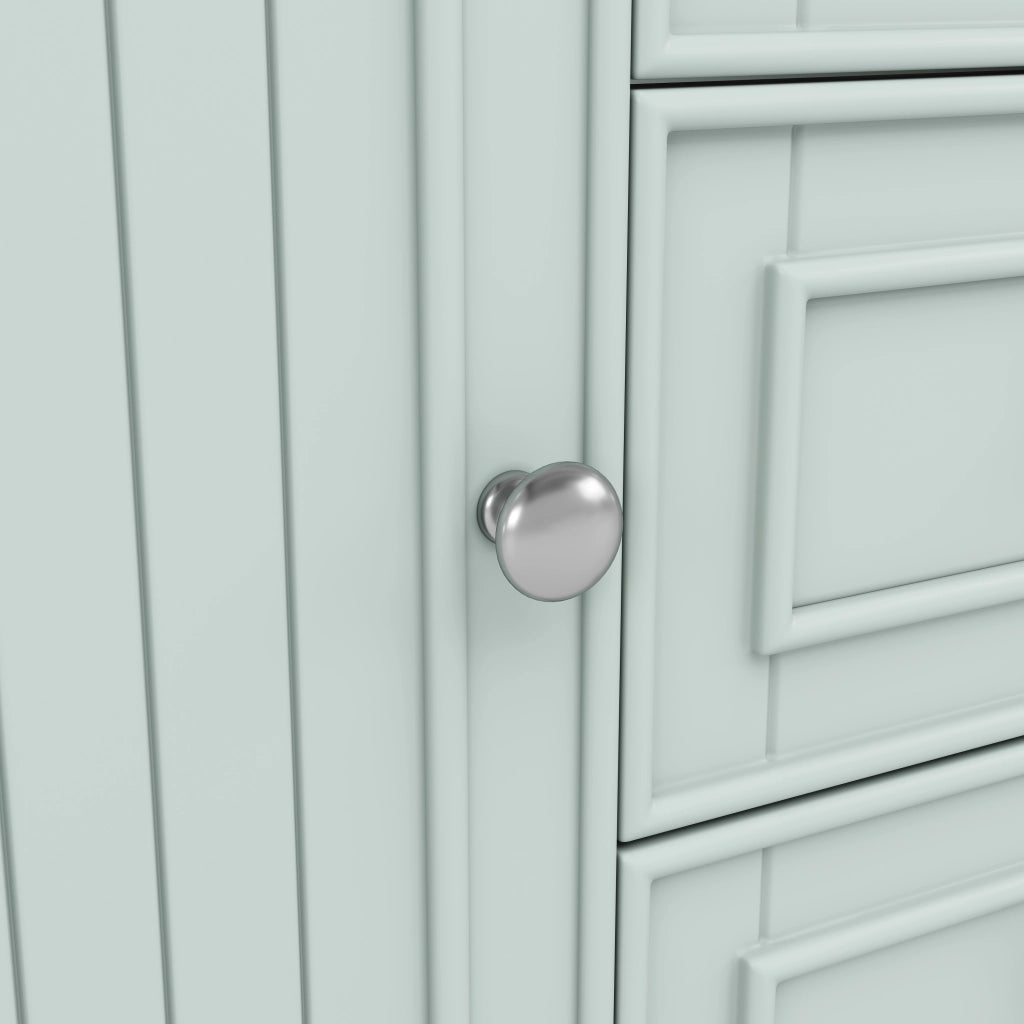 Mobile bagno sospeso con 3 cassetti; lavabo in ceramica e vano contenitore per bagno; verde; 78.5×46×46.8 cm