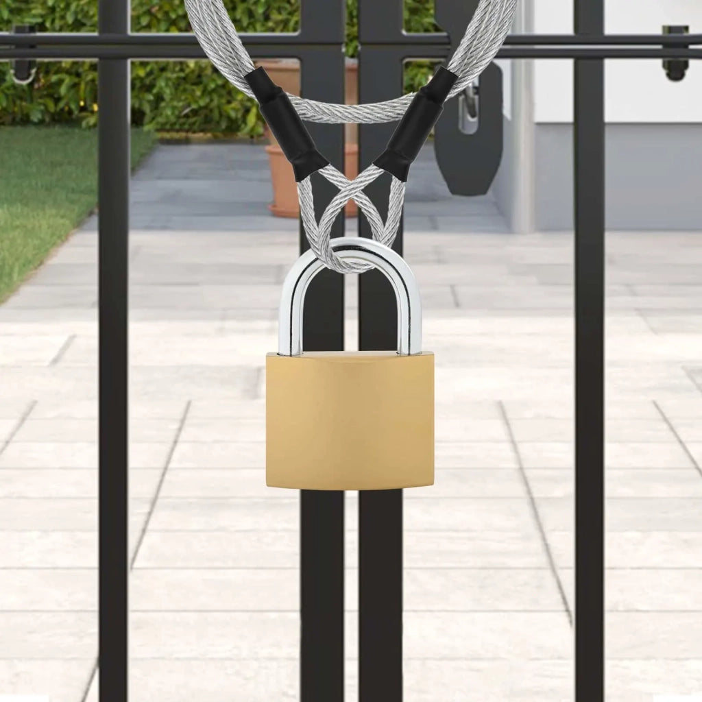 U Lock con Chiavi Ottone 6 x 2 x 9,1 cm Ferro 42021936