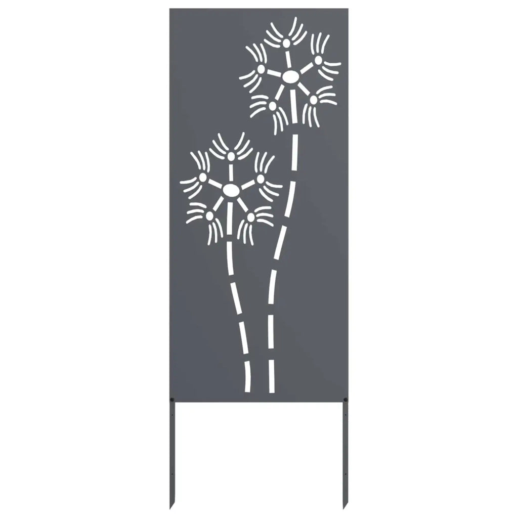 Schermo per privacy in giardino Traforo Antracite 50 x 140 cm 876282