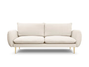 Cosmopolitan Design - Divano "Vienna" 3 posti in bouclé beige 