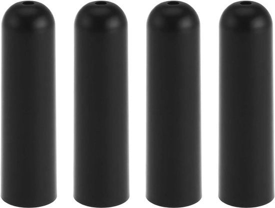 Pins per serratura di vettura - Sicurezza delle portiere - Nero - Accessori per veicoli - Spine di sicurezza - Adatto per diversi modelli di auto - Metallo nero 4 pezzi.