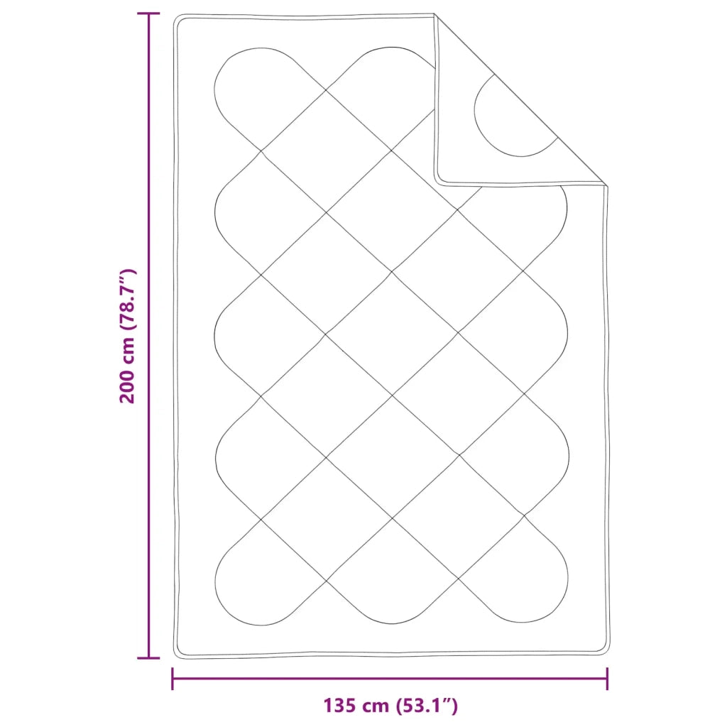 Piumone con cuscino 2 pcs Bianco Microfibra 3376625
