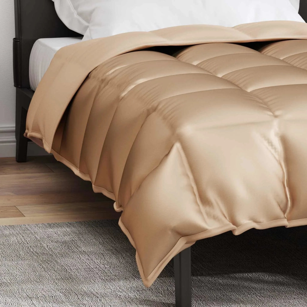 Piumone | Duvet Invernale Oro 135 x 220 cm Satin e Micropile