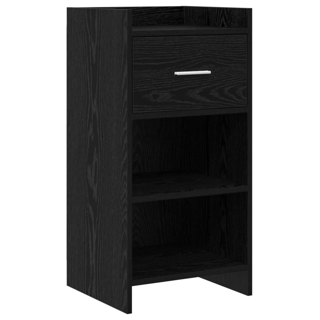 Credenza Rovere Nero 40 x 36 x 80 cm Legno ingegnerizzato 8011076