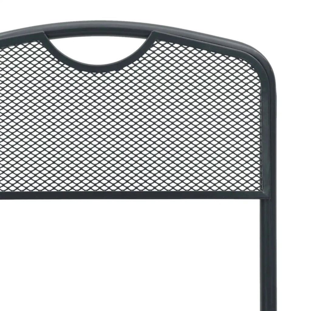 Sedie da giardino 2 pz | Sedie da Esterno Antracite 52,5 x 46 x 82 cm Ferro