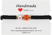Cinturino amichevole regolabile - Cinturini amichevoli per 2 - Regalo basket per bambini - Festa compleanno - Spirito di squadra - Fratellanza - Cinturino basket