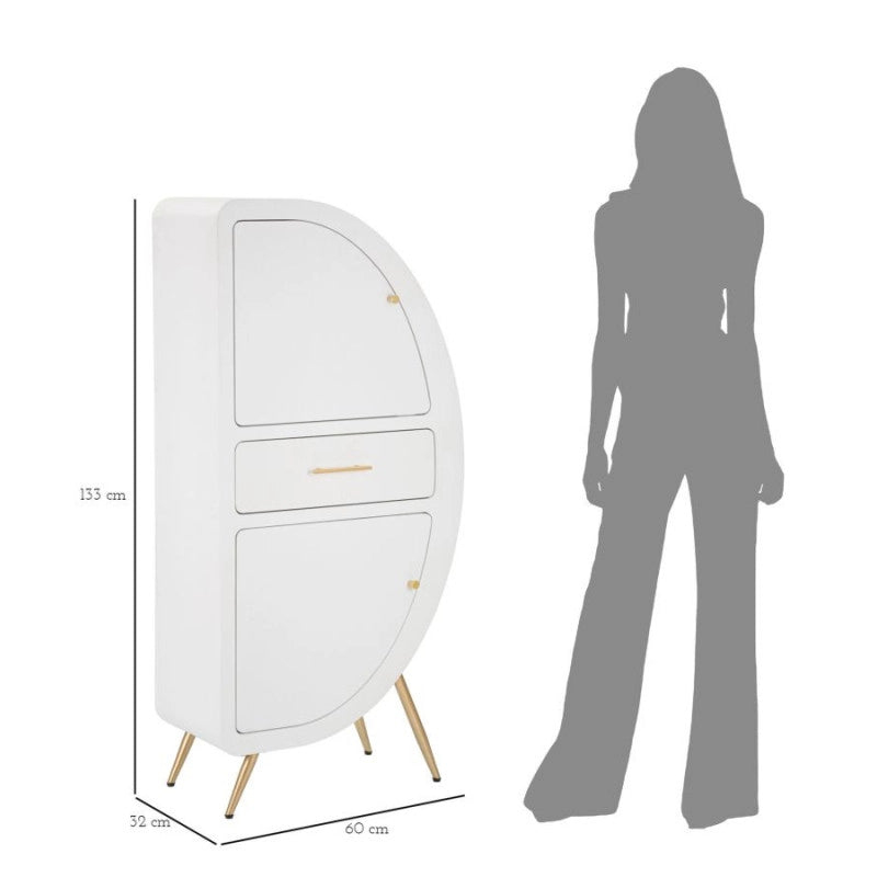 Mobiletto 2 Ante Venus cm 60x32x133