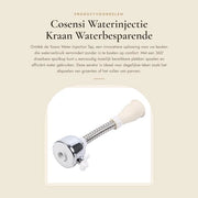 Kraan da 360° con getto girevole - Flessibile da cucina - Flessibile da acqua - Aerator - Materiale ABS - Bocchetta regolabile - Connetti il tubo