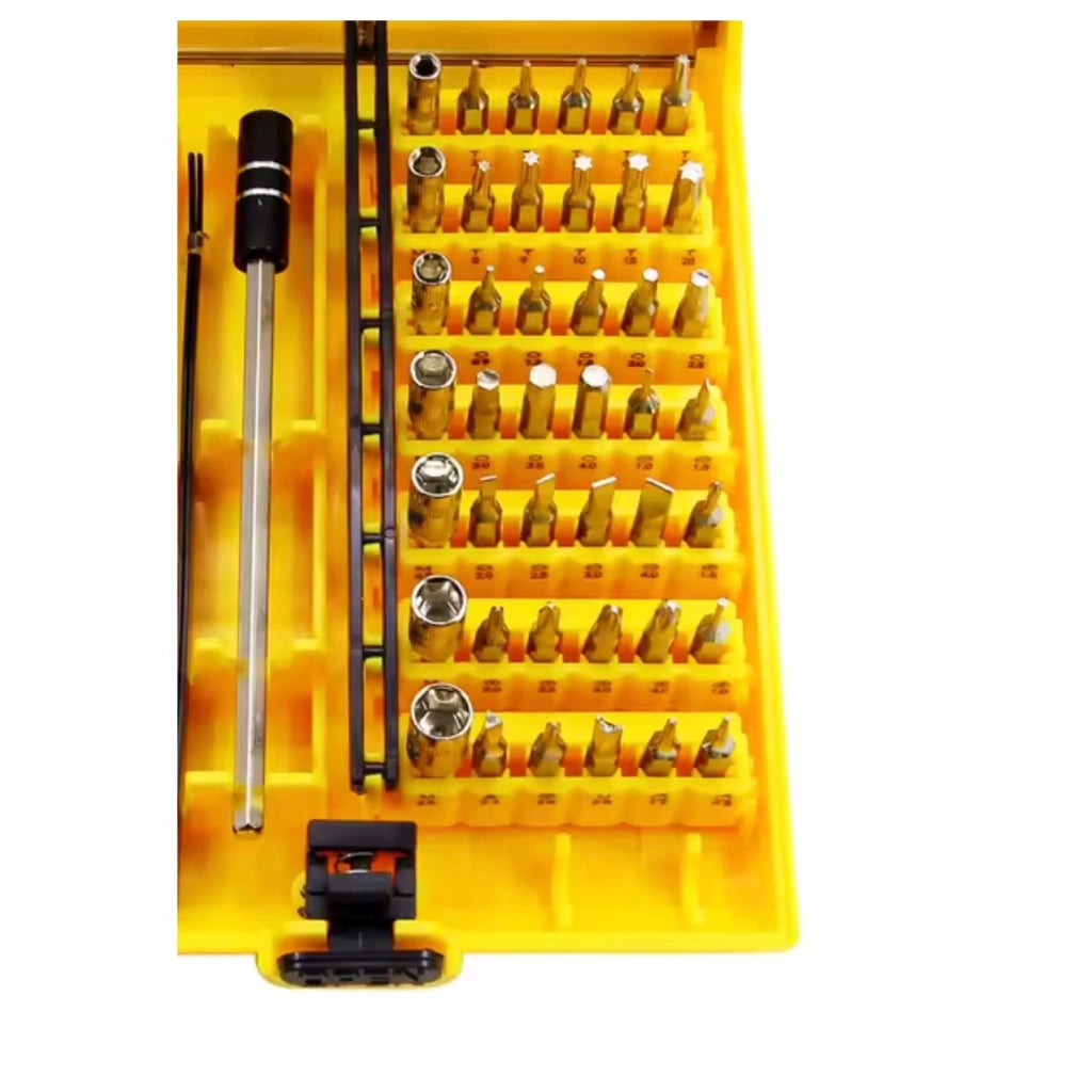 Set di Cacciaviti di Precisione ProFix MasterSet 45w1 – 45 Pezzi | Manico Antiscivolo, Punte Magnetiche, Estensione