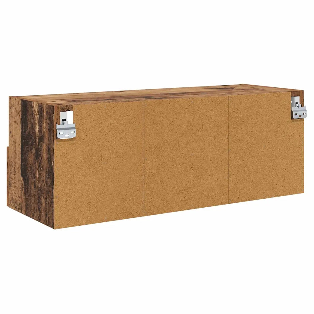 Mobile TV da parete-Mobile TV a Muro-Credenza TV Legno vecchio 80 x 30 x 30 cm