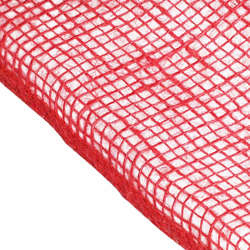 Rotolo di Juta 160 x 1000 cm Rosso 42012177