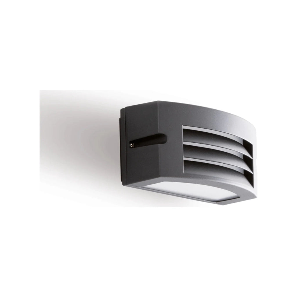 Applique Esterno Alluminio Grigio Led 10 W 700 Lm 3000K Kube