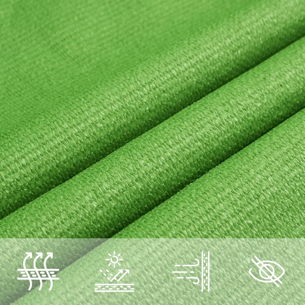 Vela Parasole-Telo Ombra-Vela Ombreggiante 160 g/m2 Verde Chiaro 2x3 m in HDPE