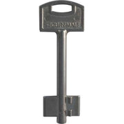CHIAVE DOPPIA MAPPA SECUREMME - OTTONE NICHELATO- 5 pezzi