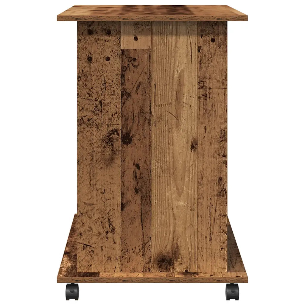 Scrivania da Computer Legno Antico 80x50x75cm Legno Multistrato 856052