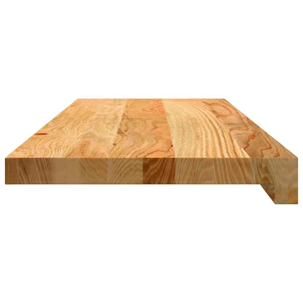 Gradini 4 pz Marrone Chiaro 70x30x2 cm Legno Massello Rovere