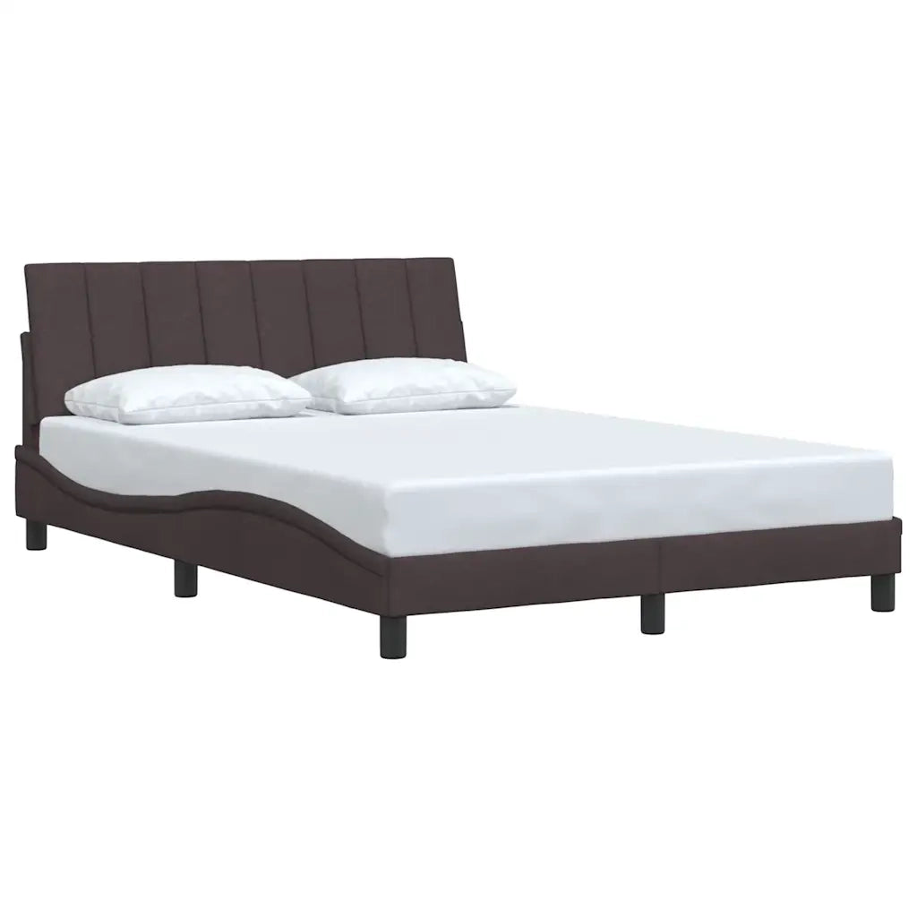 Giroletto senza Materasso Hanko Marrone Scuro 140x190 cm Tessuto