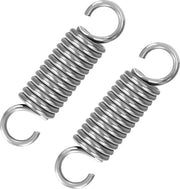 Trekveri in acciaio inox con gancio - 19 kg di forza di trazione - 2 pezzi - 60 mm