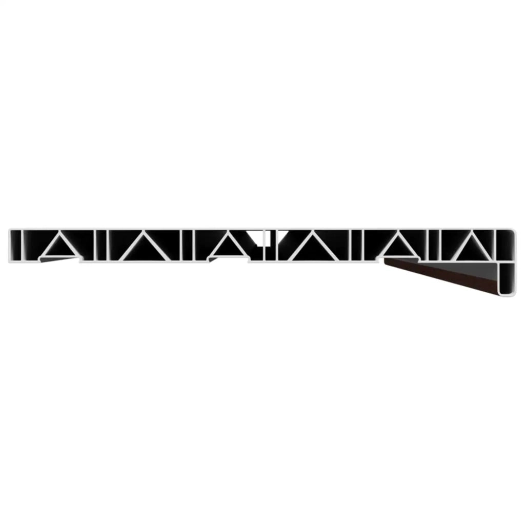 Soglia della Finestra Legno Marrone 160 x 30 x 4,5 cm PVC 42046914