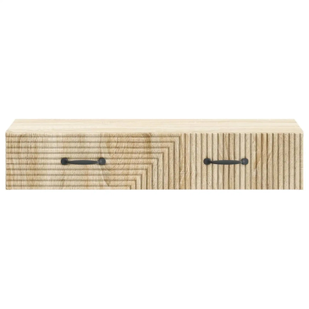 Tavolino da Parete Laterale | Tavolo laterale | Tavolino Rovere Sonoma 87,5 x 34,5 x 17 cm