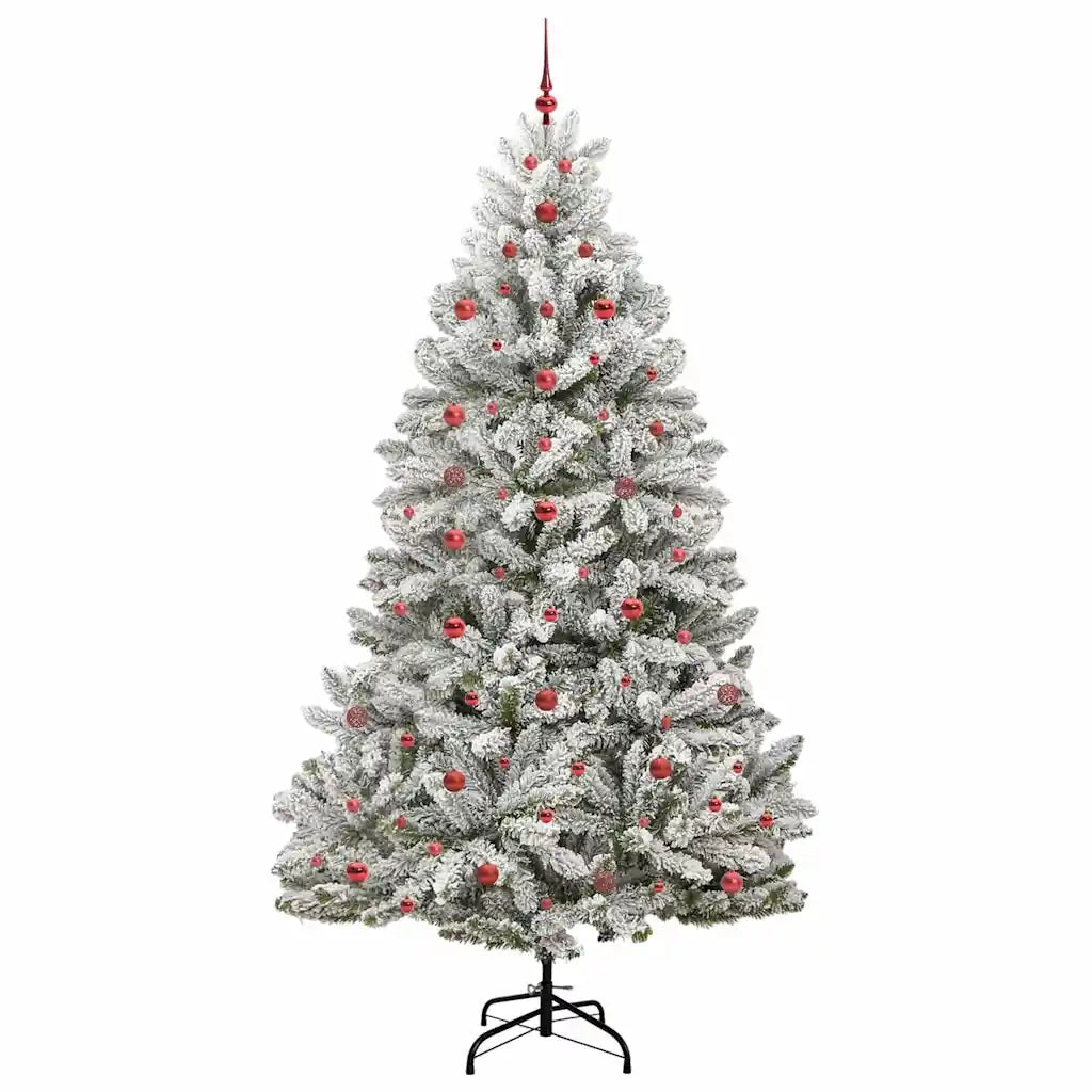 Albero di Natale artificiale con 300 LED Verde e Bianco 240 cm 3395766