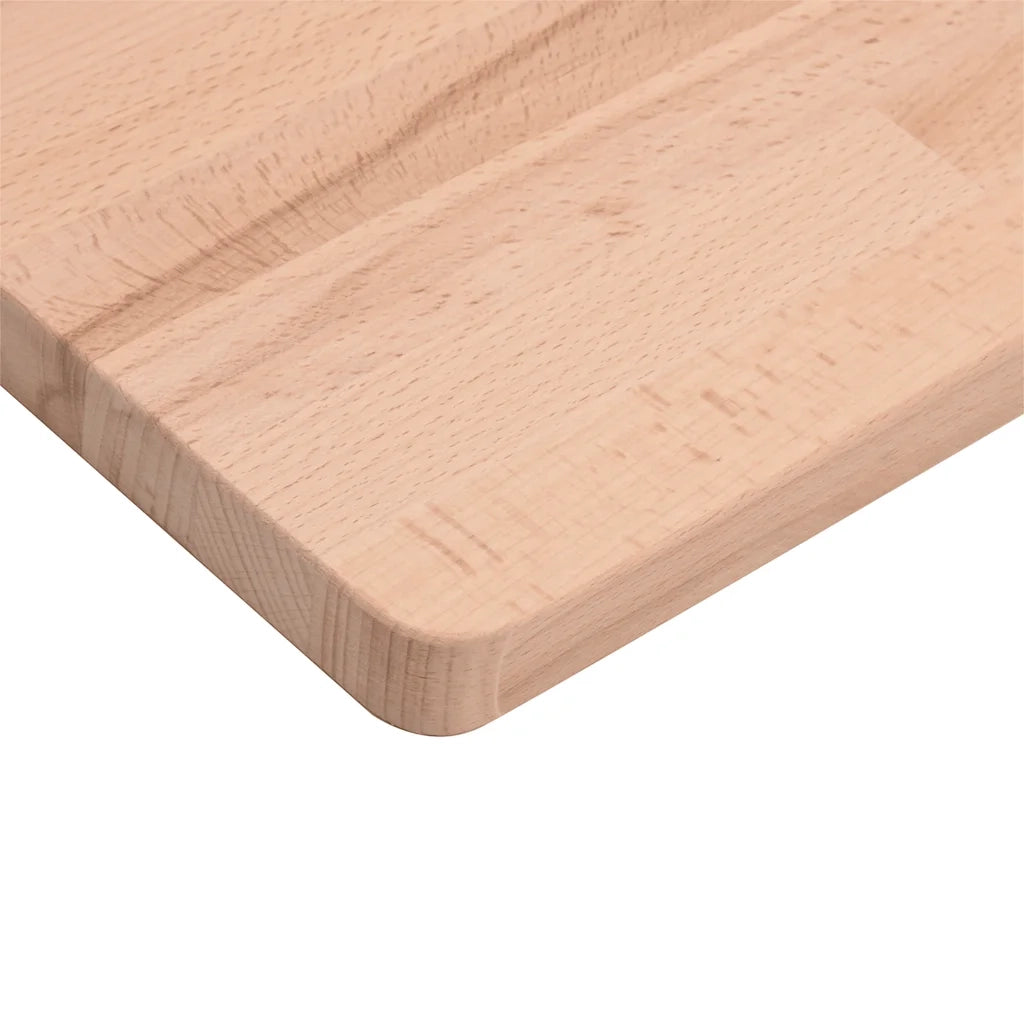 Piano per Tavolo 70x70x2,5 cm Quadrato Legno Massello di Faggio 355957