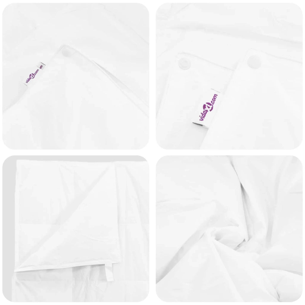 Piumone | Duvet 2-in-1 con cuscino 2 pz Bianco Piuma d'anatra