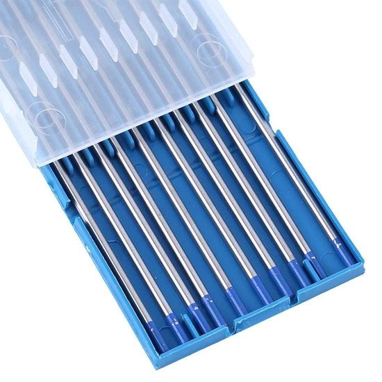 Elettrodo a Lanthanato con Punta a Wolfraam - Larghezza 1.6mm - Lunghezza 150mm - Dimensioni 24 x 175mm.