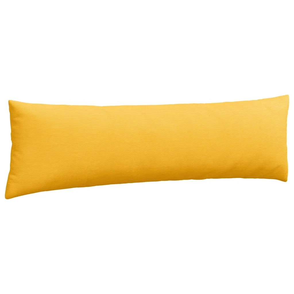 Cuscini da Divano 2 pz | Cuscini per sedie Giallo Chiaro 145 x 40 cm