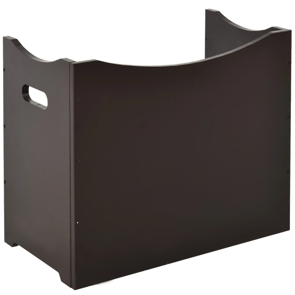 MANGIATOIA regolabile per cani e gatti 54x31,5x47 cm MDF marrone caffè