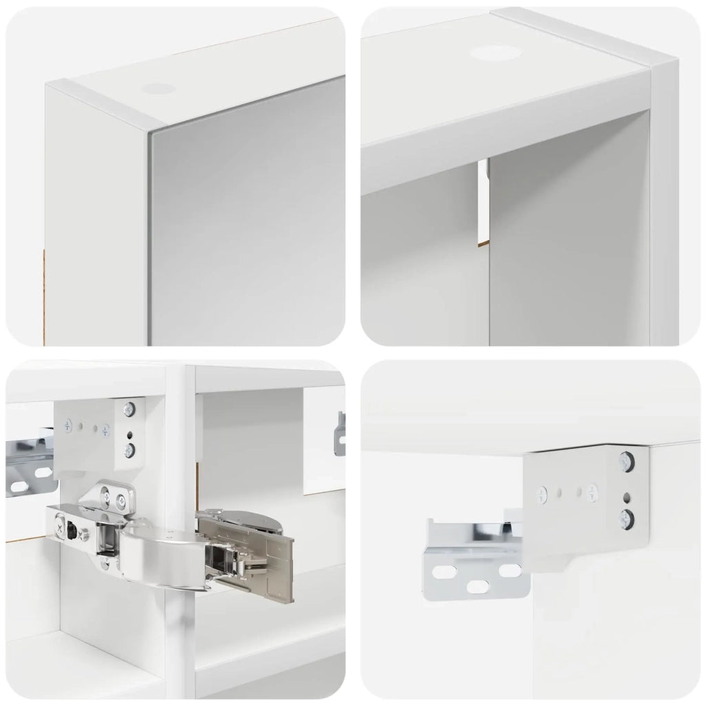 Set di Armadi da Bagno con lo scaffale 3 pcs 90 x 10,5 x 50 cm 3403664