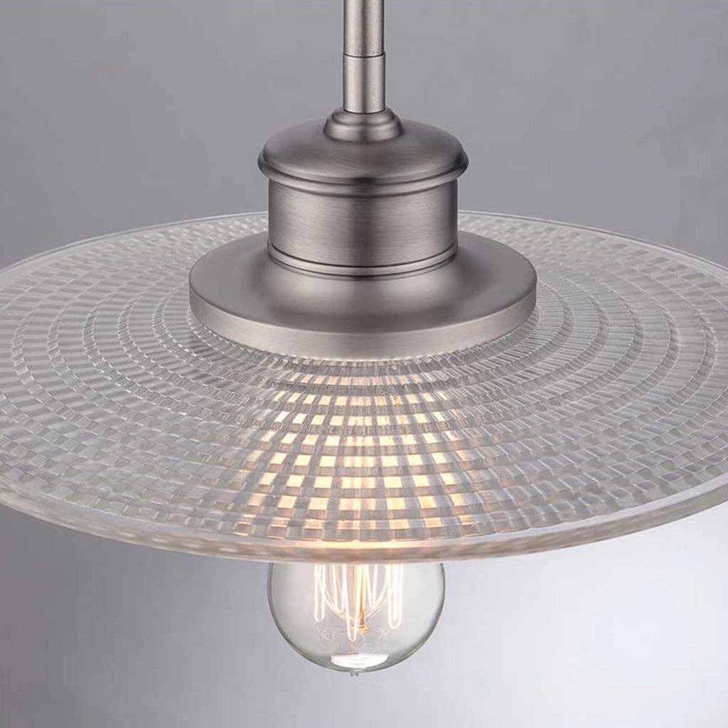 Lampada a sospensione Quoizel Admiral nichel E27 60W