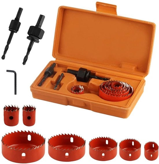 Set di seghe per legno e plastica premium - 11 pezzi con accessori