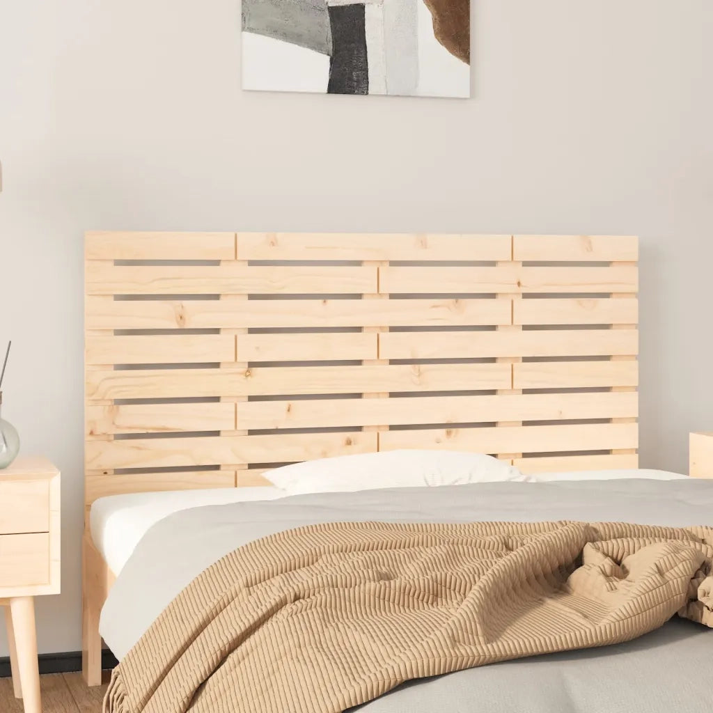 Testiera | Testata da Parete 146x3x63 cm in Legno Massello di Pino