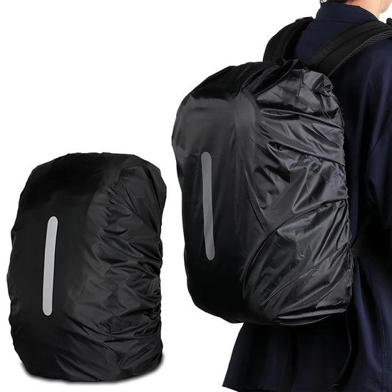 Regolabaricatore Impermeabile 30-40 l - Riflettente - Flessibile con Cerniera - Ripiegabile - Per Campeggio/ Escursioni - Tessuto morbido - Coprizaino