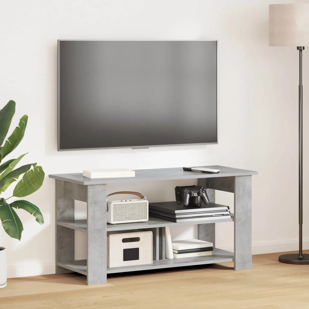 Supporto TV Grigio cemento 100 x 40 x 50 cm 8000391