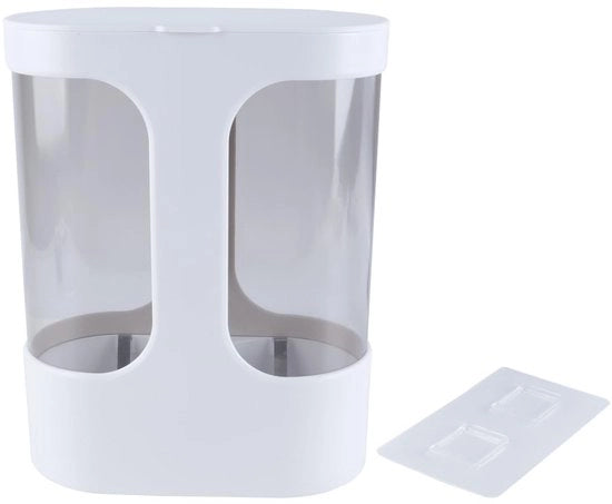 Dispensatore di bicchieri impermeabile - Contenitore per 80 bicchieri - Adatto per casa/ufficio/ristoranti - Materiale plastico ecologico - Vetrino trasparente