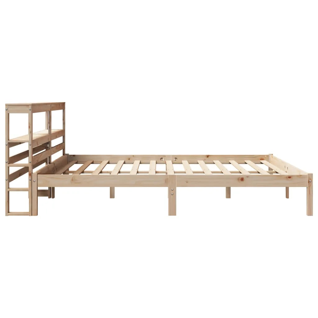 Letto matrimoniale | Letto per adulti | Letto senza Materasso 180x200 cm in Legno Massello di Pino