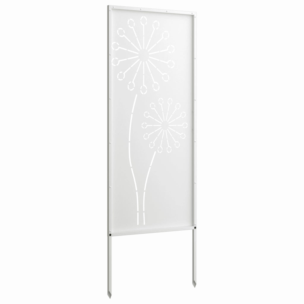 Schermo per privacy in giardino Traforo Bianco 50 x 140 cm 876302