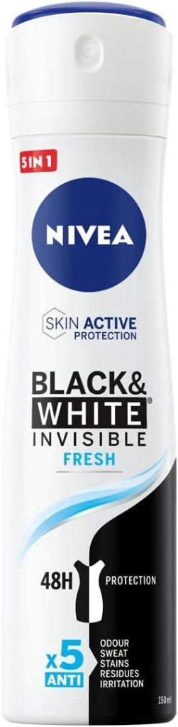 NIVEA SET 12 PZ  DEODORANTE SPRAY 150ML BLACK & WHITE FRESH