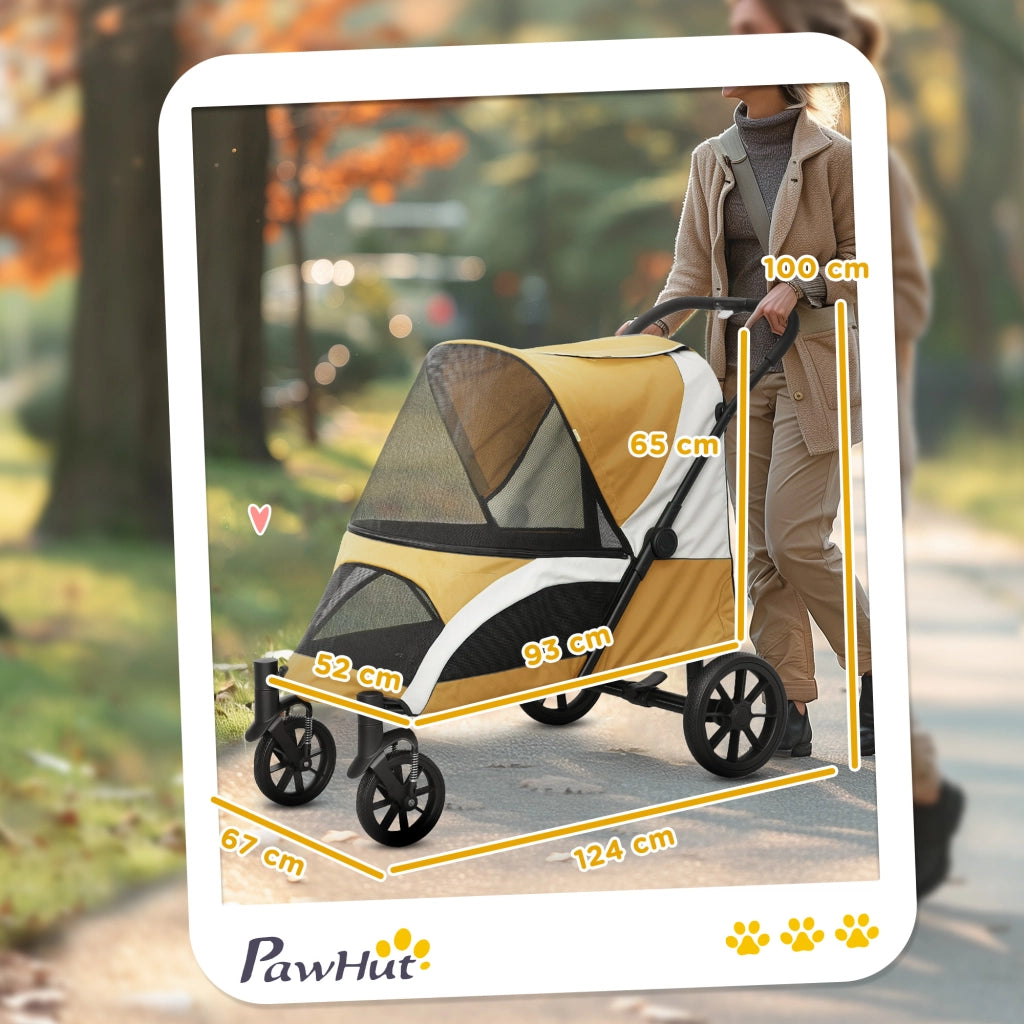 Carrello pieghevole per cani ¨C Minimal ¨C marrone