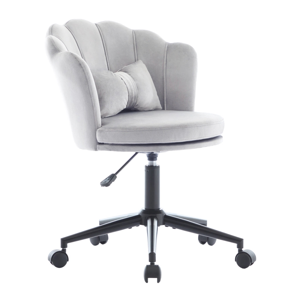 Poltrona Design ¨C MINIMAL ¨C Tessuto, Schienale a Petalo, Cuscino Lombare, Regolabile