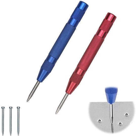 Perforatore con Maniglia Antiscivolo - 130mm - Materiali Resistenti - 3 Punti di Aggancio - Lavorazione in Lega di Alluminio
