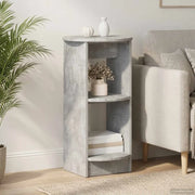 Mobile laterale Grigio Cemento Legno ingegnerizzato 899837