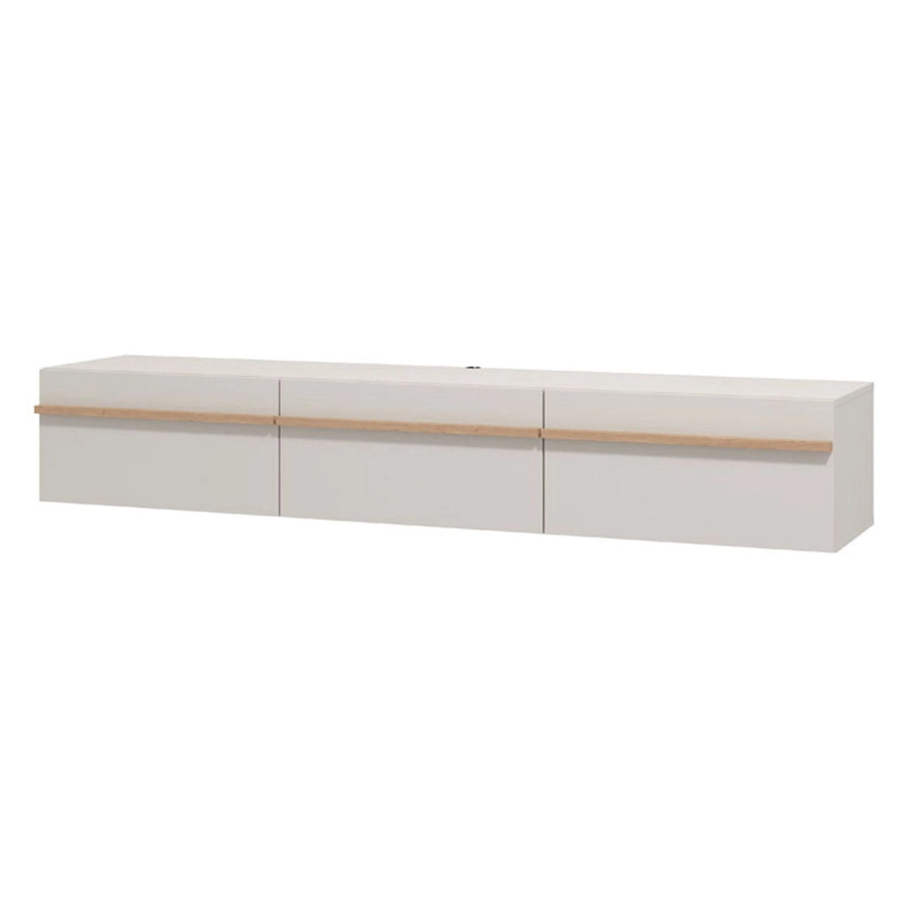 Paitone, Mobile Porta tv un Ripiano, 192x41.5x32h cm Beige
