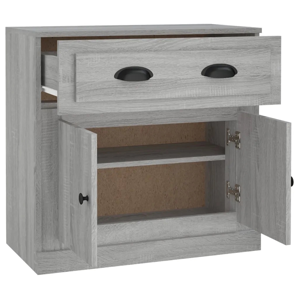 Credenza Grigio Sonoma 70x35,5x67,5 cm in Legno Multistrato 816430